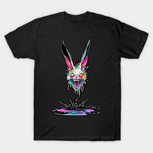 Dismembered Bunny Comic Horror Art T-Shirt